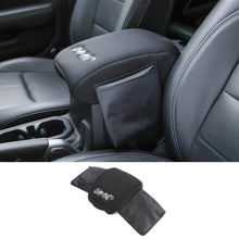 For 2018+ Jeep Wrangler JL & Gladiator JT Armrest Box Soft Cover Pad with Side Storage Pockets Bag RT-TCZ