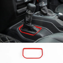 For 2018+ Jeep Wrangler JL & Gladiator JT Four-wheel Drive Gear Shift Panel Ring Cover Trim RT-TCZ