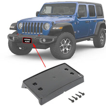 For 2018+ Jeep Wrangler JL & Gladiator JT Front License Plate Mounting Bracket Holder RT-TCZ