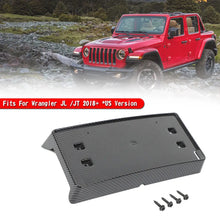 For 2018+ Jeep Wrangler JL & Gladiator JT Front License Plate Mounting Bracket Holder RT-TCZ