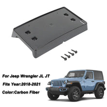 For 2018+ Jeep Wrangler JL & Gladiator JT Front License Plate Mounting Bracket Holder RT-TCZ