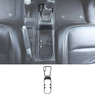 For 2018+ Jeep Wrangler JL & Gladiator JT Gear Shift & Front Water Cup Holder Cover Trim RT-TCZ