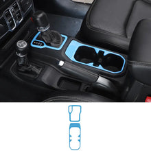 For 2018+ Jeep Wrangler JL & Gladiator JT Gear Shift & Front Water Cup Holder Cover Trim RT-TCZ