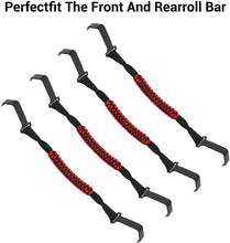 For 2018+ Jeep Wrangler JL & Gladiator JT Roll Bar Front and Rear Steel Paracord Grab Handles RT-TCZ