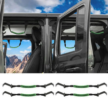 For 2018+ Jeep Wrangler JL & Gladiator JT Roll Bar Front and Rear Steel Paracord Grab Handles RT-TCZ
