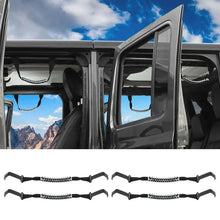 For 2018+ Jeep Wrangler JL & Gladiator JT Roll Bar Front and Rear Steel Paracord Grab Handles RT-TCZ