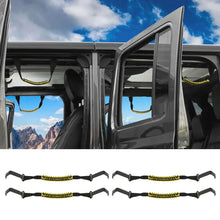 For 2018+ Jeep Wrangler JL & Gladiator JT Roll Bar Front and Rear Steel Paracord Grab Handles RT-TCZ