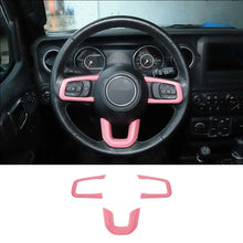 For 2018+ Jeep Wrangler JL & Gladiator JT Steering Wheel Trim Cover – Interior Accent RT-TCZ