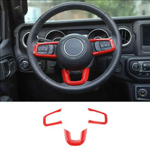 For 2018+ Jeep Wrangler JL & Gladiator JT Steering Wheel Trim Cover – Interior Accent RT-TCZ