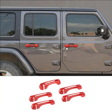 For 2018+ Jeep Wrangler JLU 4-Door Exterior Door Handle & Tailgate Handle Cover Trim Kit RT-TCZ