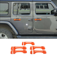 For 2018+ Jeep Wrangler JLU 4-Door Exterior Door Handle & Tailgate Handle Cover Trim Kit RT-TCZ