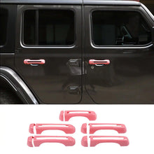 For 2018+ Jeep Wrangler JLU 4-Door Exterior Door Handle & Tailgate Handle Cover Trim Kit RT-TCZ
