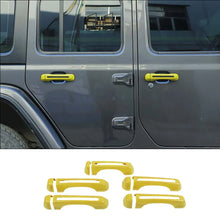For 2018+ Jeep Wrangler JLU 4-Door Exterior Door Handle & Tailgate Handle Cover Trim Kit RT-TCZ