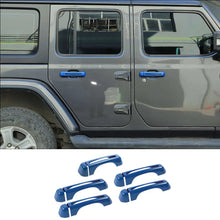 For 2018+ Jeep Wrangler JLU 4-Door Exterior Door Handle & Tailgate Handle Cover Trim Kit RT-TCZ