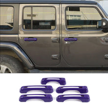 For 2018+ Jeep Wrangler JLU 4-Door Exterior Door Handle & Tailgate Handle Cover Trim Kit RT-TCZ