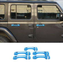 For 2018+ Jeep Wrangler JLU 4-Door Exterior Door Handle & Tailgate Handle Cover Trim Kit RT-TCZ