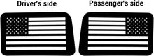 For 2018+ Jeep Wrangler JLU 4 Door Rear Window Decal Vinyl Sticker, American Flag RT-TCZ