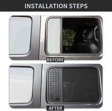 For 2018+ Jeep Wrangler JLU Gladiator JT 4-Door Rear Door Window Decals Glass Panel Trim Cover RT-TCZ