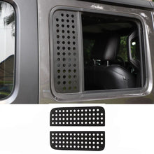 For 2018+ Jeep Wrangler JLU Gladiator JT 4-Door Rear Door Window Decals Glass Panel Trim Cover RT-TCZ