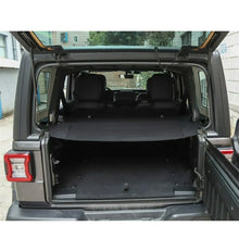 For 2018+ Jeep Wrangler JLU Rear Trunk Luggage Carrier Cargo Cover Shade Storage Curtain Protect RT-TCZ