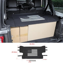 For 2018+ Jeep Wrangler JLU Rear Trunk Luggage Carrier Cargo Cover Shade Storage Curtain Protect RT-TCZ