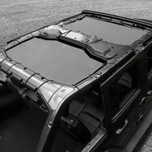 For 2018+ Jeep Wrangler JLU Unlimited 4 Door Front & Rear Mesh Bikini Top Sunshade – UV Protection Soft Roof Cover RT-TCZ