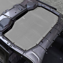 For 2018+ Jeep Wrangler JLU Unlimited 4 Door Front & Rear Mesh Bikini Top Sunshade – UV Protection Soft Roof Cover RT-TCZ