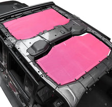 For 2018+ Jeep Wrangler JLU Unlimited 4 Door Front & Rear Mesh Bikini Top Sunshade – UV Protection Soft Roof Cover RT-TCZ