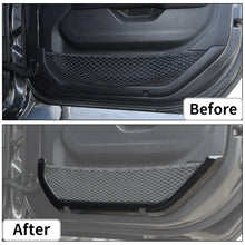 For 2018+ Jeep Wrangler JLU & Gladiator JT 4-Door 4PCS Interior Door Net Pocket Bezel Cover Trim RT-TCZ