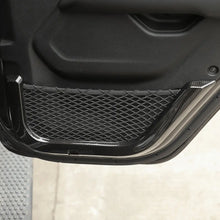 For 2018+ Jeep Wrangler JLU & Gladiator JT 4-Door 4PCS Interior Door Net Pocket Bezel Cover Trim RT-TCZ