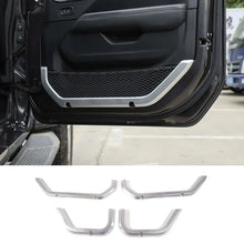 For 2018+ Jeep Wrangler JLU & Gladiator JT 4-Door 4PCS Interior Door Net Pocket Bezel Cover Trim RT-TCZ