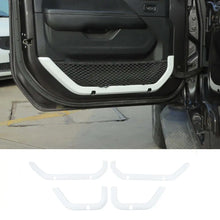 For 2018+ Jeep Wrangler JLU & Gladiator JT 4-Door 4PCS Interior Door Net Pocket Bezel Cover Trim RT-TCZ