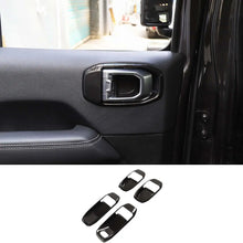 For 2018+ Jeep Wrangler JL& Gladiator JT 4-Door Car Door Handle Bowl Cover Decor Trim RT-TCZ