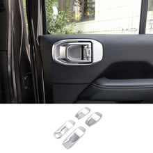 For 2018+ Jeep Wrangler JL& Gladiator JT 4-Door Car Door Handle Bowl Cover Decor Trim RT-TCZ