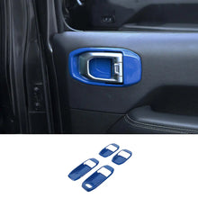 For 2018+ Jeep Wrangler JL& Gladiator JT 4-Door Car Door Handle Bowl Cover Decor Trim RT-TCZ