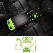 For 2018+ Jeep Wrangler JL, JLU & Gladiator JT 6PCS Gear Shift, Cup Holder & Rear Air Vent Accent Trim Kit RT-TCZ