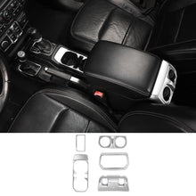 For 2018+ Jeep Wrangler JL, JLU & Gladiator JT 6PCS Gear Shift, Cup Holder & Rear Air Vent Accent Trim Kit RT-TCZ