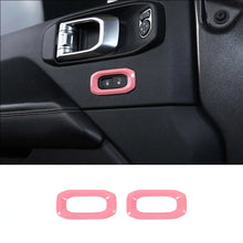 For 2018+ Jeep Wrangler JL, JLU & Gladiator JT Door Handle Lock Button Cover Trim – Interior Door Accent RT-TCZ