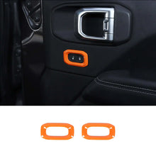 For 2018+ Jeep Wrangler JL, JLU & Gladiator JT Door Handle Lock Button Cover Trim – Interior Door Accent RT-TCZ