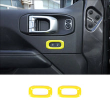 For 2018+ Jeep Wrangler JL, JLU & Gladiator JT Door Handle Lock Button Cover Trim – Interior Door Accent RT-TCZ