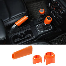 For 2018+ Jeep Wrangler JL, JLU & Gladiator JT Handbrake, 4WD, and Gear Shift Knob Trim Cover – Interior Accent Kit RT-TCZ