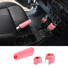 For 2018+ Jeep Wrangler JL, JLU & Gladiator JT Handbrake, 4WD, and Gear Shift Knob Trim Cover – Interior Accent Kit RT-TCZ