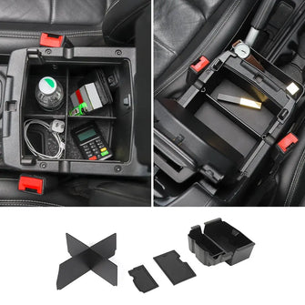 For 2018+ Wrangler JL Gladiator JT Armrest Box Divider and Organizer Storage Partition RT-TCZ