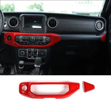 For 2018–2023 Jeep Wrangler JL & Gladiator JT Air Conditioning Switch Panel Cover Trim – Interior Accent RT-TCZ