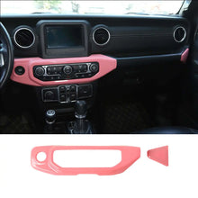 For 2018–2023 Jeep Wrangler JL & Gladiator JT Air Conditioning Switch Panel Cover Trim – Interior Accent RT-TCZ