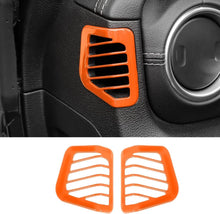 For 2018–2023 Jeep Wrangler JL, JLU & Gladiator JT Dashboard Side A/C Vent Cover Trim – Interior Accent Frame RT-TCZ