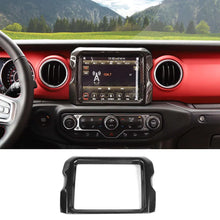 For 2018–2023 Jeep Wrangler JL, JLU & Gladiator JT Rubicon Screen Navigation Bezel Cover Trim – Center Display Accent Frame RT-TCZ