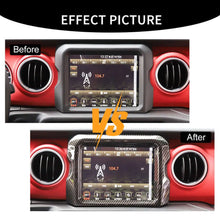 For 2018–2023 Jeep Wrangler JL, JLU & Gladiator JT Rubicon Screen Navigation Bezel Cover Trim – Center Display Accent Frame RT-TCZ