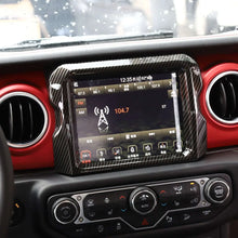 For 2018–2023 Jeep Wrangler JL, JLU & Gladiator JT Rubicon Screen Navigation Bezel Cover Trim – Center Display Accent Frame RT-TCZ