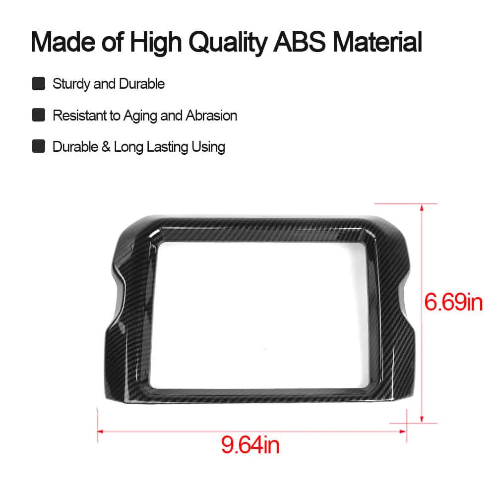 Jeep Wrangler JL/JLU & Gladiator JT Rubicon Navigation Screen Bezel ...